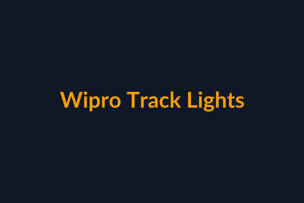 Wipro Track Lights available at Raguveer Electric Talala